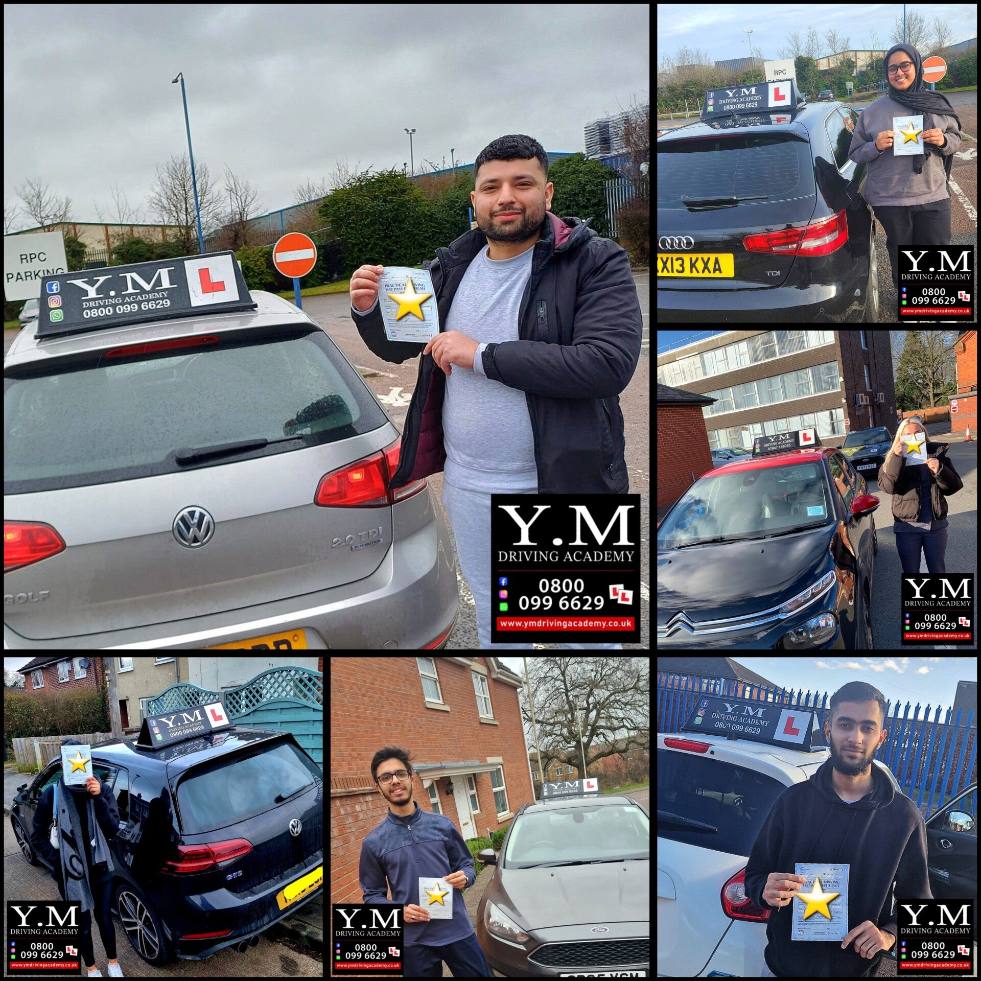 New driver celebrating their pass
